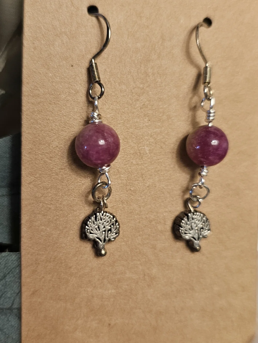 Handcrafted Watermellon  Tourmaline Earrings- Jewelry